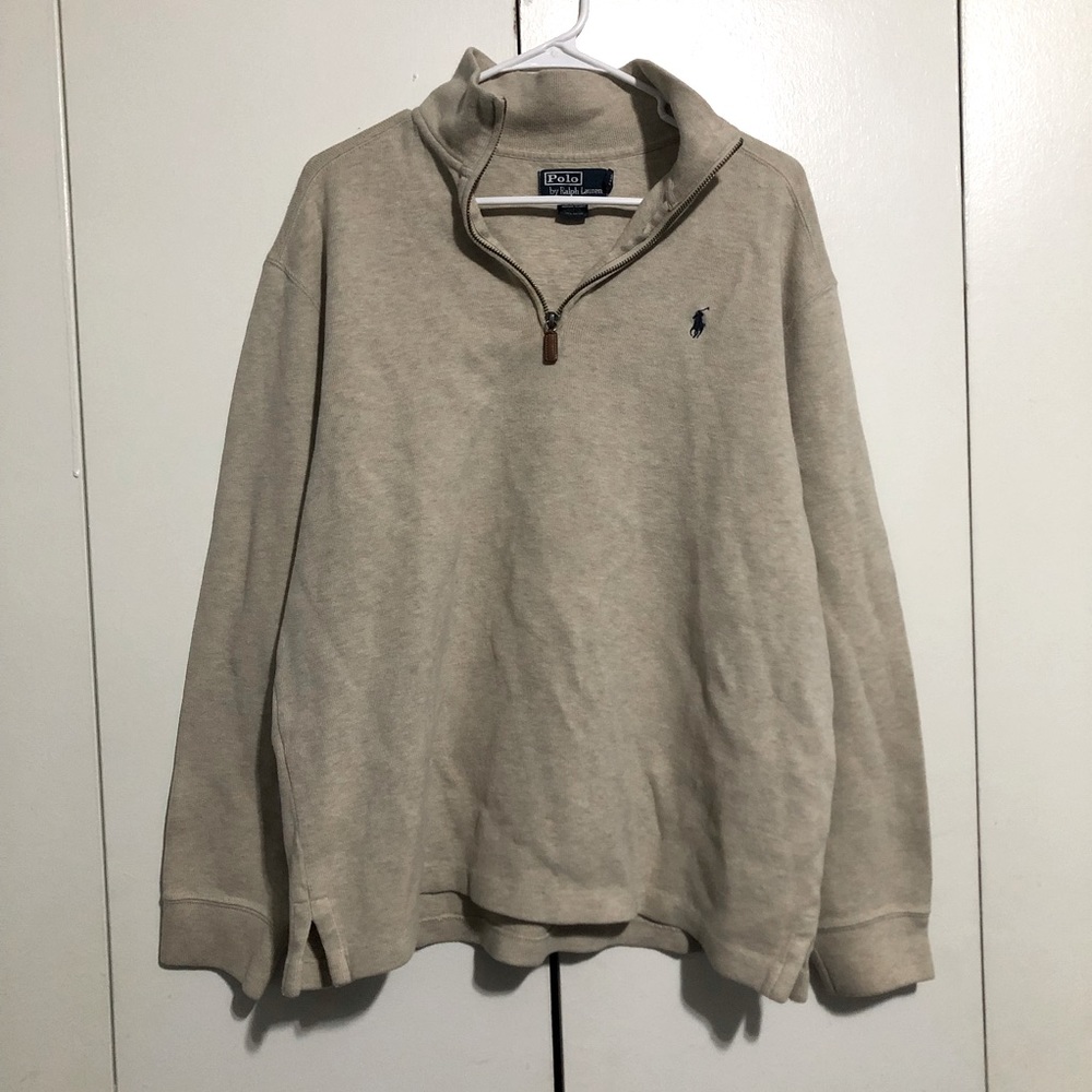 Ralph Lauren Quarter Zip Sweater - Large